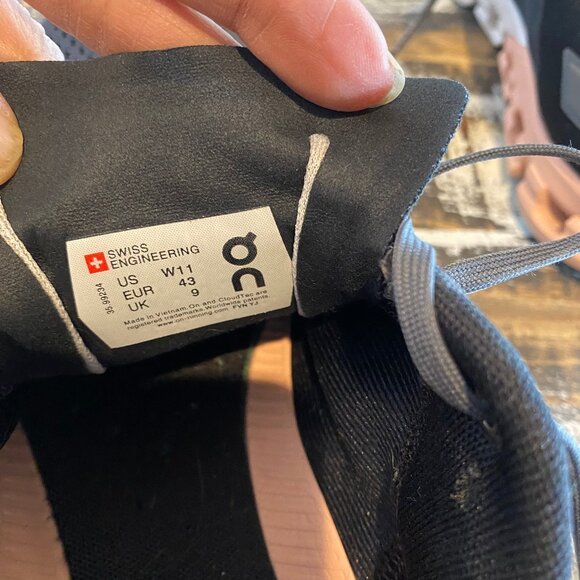 On Running Black and Gray Athletic Shoes - Picture 4 of 8